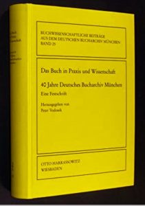 Abbildung "Das Buch in Praxis und Wissenschaft"