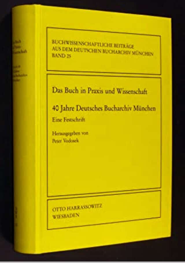 Abbildung "Das Buch in Praxis und Wissenschaft"