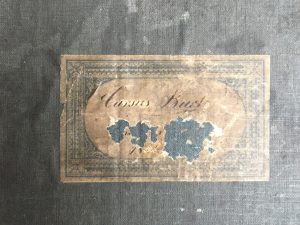 Kursus Buch Decomposition 1866 Vorderseite Einband-Titel