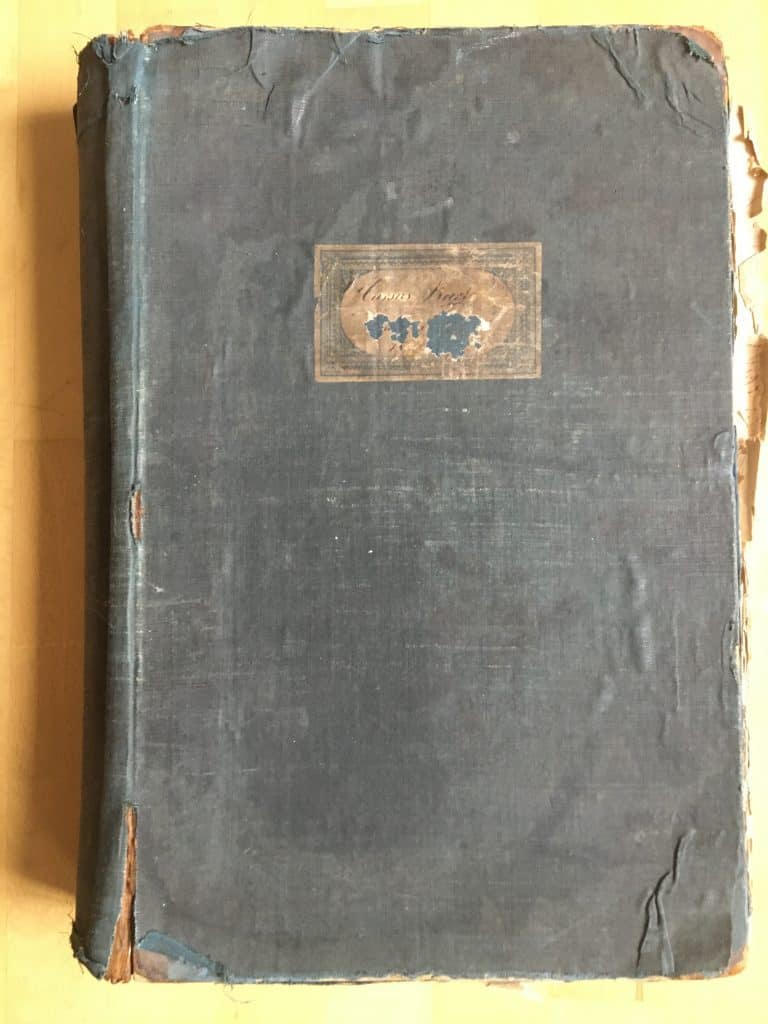 Kursus Buch Decomposition 1866 Vorderseite Einband