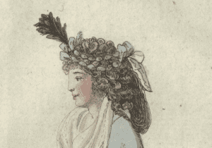 Detail der Abbildung aus dem Journal des Luxus und der Moden 1794 Tafel 22