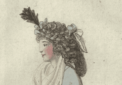Detail der Abbildung aus dem Journal des Luxus und der Moden 1794 Tafel 22