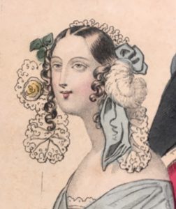 Kopfputz aus "Modes de Paris" vom Oktober 1840