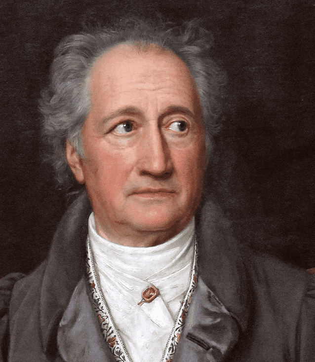 Porträt von Johann Wolfgang von Goethe 1828