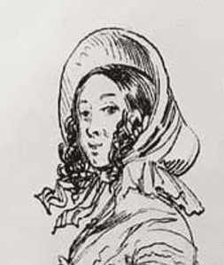 Porträt einer Putzmacherin 1814 von Hosemann