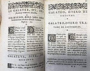 Der Galateus von De la Casa, 1609: Einleitung