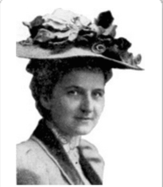Dr. Käthe Schirmacher mit Hut