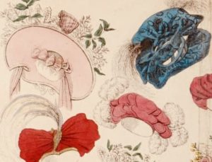 Detail aus der Bildbeilage zum "Manuel des Dames" von Élisabeth Celnart aus dem Jahr 1827