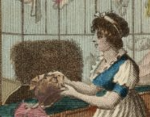 Detailabbildung "Milliner" aus "The Book of Trades" 1804